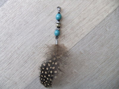 Dotting feather Turquoise 